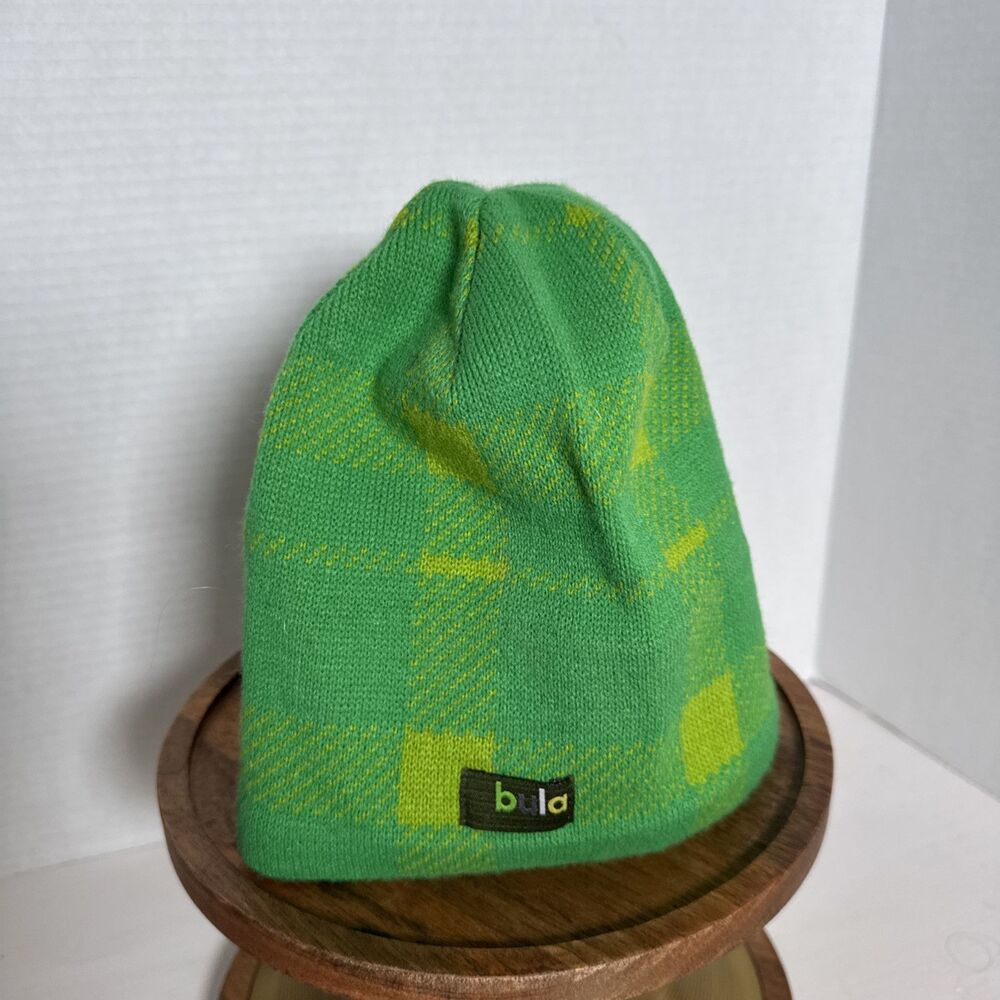 Bula Beanie Hat Unisex Kids Green